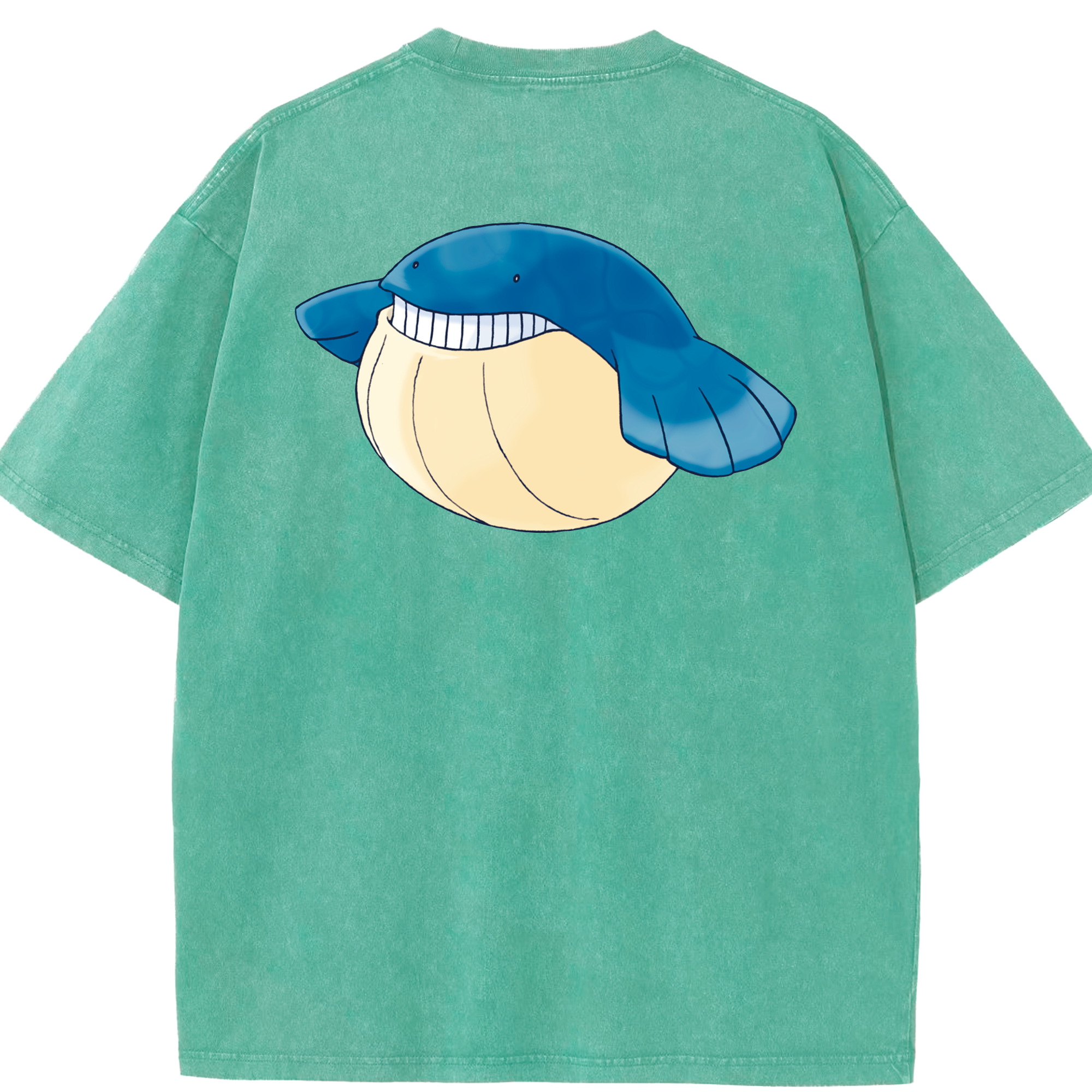 （画像用） ポケットモンスター Pokémon 綿100% ヴィンテージ風 半袖Tシャツ（背面プリント）